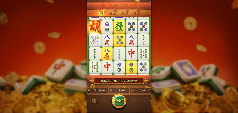 PG Mahjong Ways Slot - Gold Plated Symbols