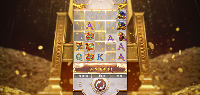 PG Midas Fortune Slot - Cascading Reels Feature