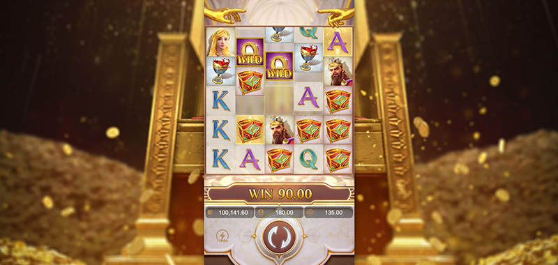 PG Midas Fortune Slot - Gold Symbols Converted Into Wild Symbols