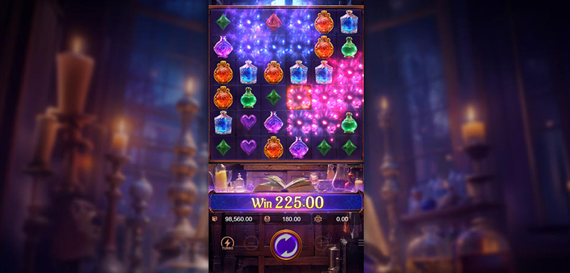 PG Mystic Potion Slot - Cascading Reels Feature