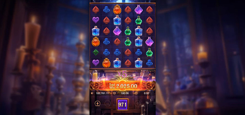 PG Mystic Potion Slot - Big Symbol Feature Calculated