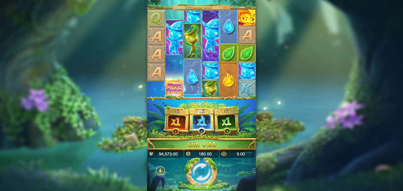 PG Mystical Spirits Slot - Multiplier Feature For Blue