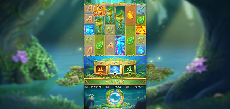 PG Mystical Spirits Slot - Multiplier Feature For Blue 2X