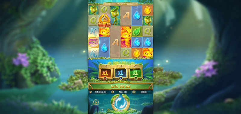 PG Mystical Spirits Slot - Multiplier Feature For Green