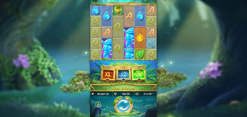 PG Mystical Spirits Slot - Multiplier Feature For Green 2X