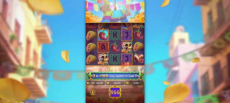 PG Pinata Wins Slot - Gold Framed Symbols