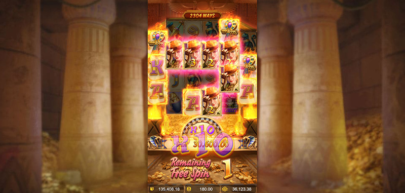 PG Raider Jane's Crypt of Fortune Slot - Free Spins Will Be Triggered again