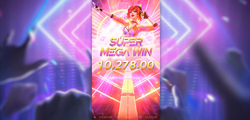 PG Rave Party Fever Slot - Super Mega Win