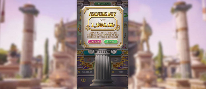 PG Rise of Apollo Slot - Feature Buy Start