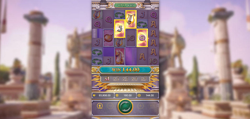 PG Rise of Apollo Slot - Golden Frame