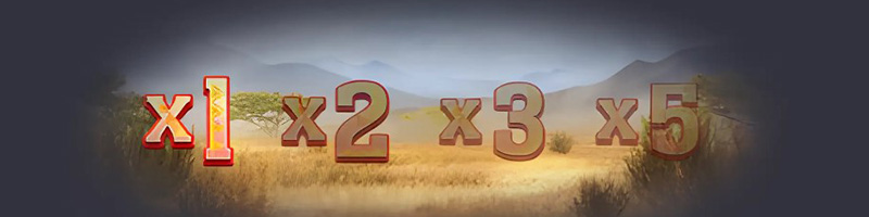 PG Safari Wilds Slot - Multiplier Feature