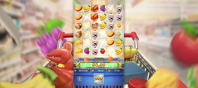 PG Supermarket Spree Slot - Cascading Reels Feature