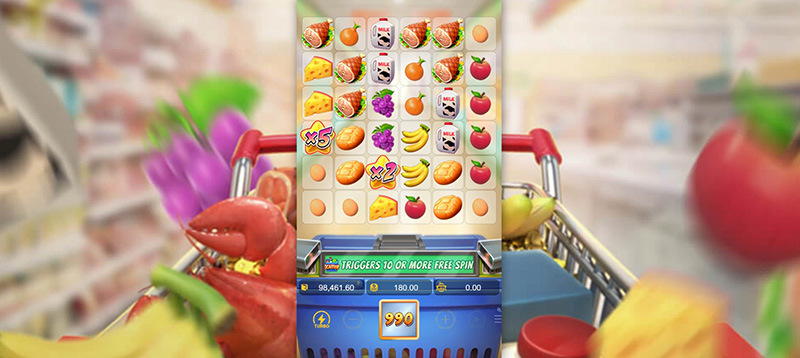 PG Supermarket Spree Slot - Multiplier Symbols Feature