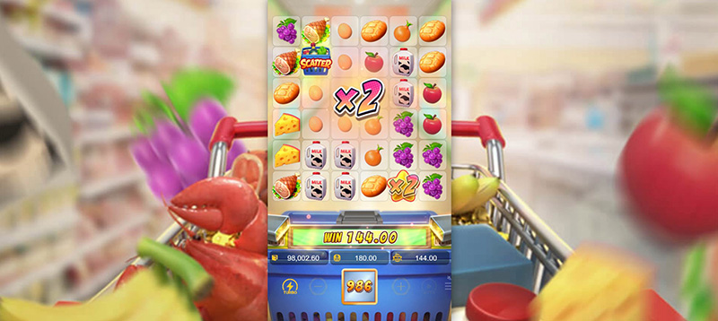 PG Supermarket Spree Slot - Multiplier Symbols Feature 2X