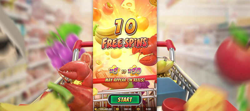 PG Supermarket Spree Slot - 10 Free Spins