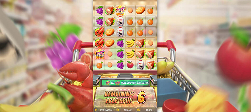 PG Supermarket Spree Slot - Multiplier Value in Free Spins