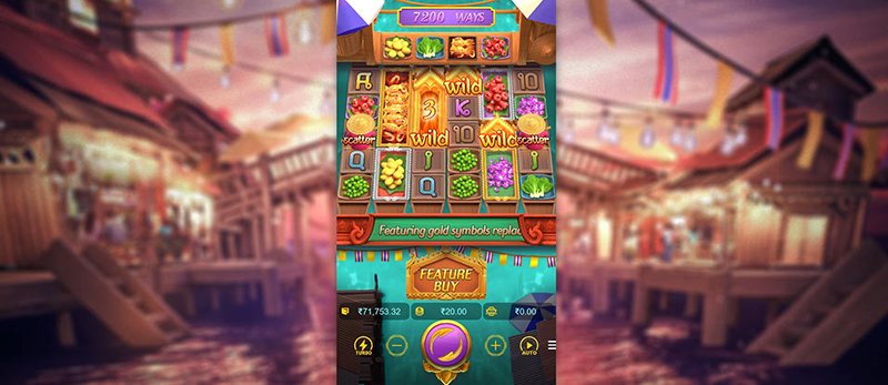 PG Thai River Wonders Slot - Feature Buy