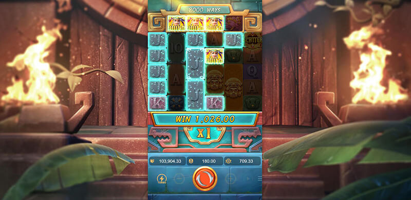 PG Treasures of Aztec Slot - Wilds-On-The-Way