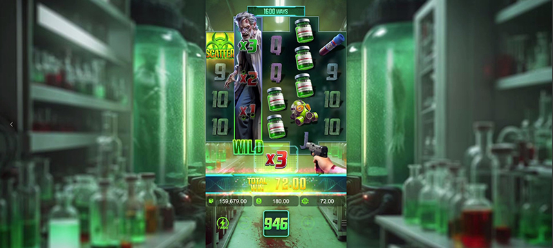 PG Zombie Outbreak Slot - Lowest Multiplier Value