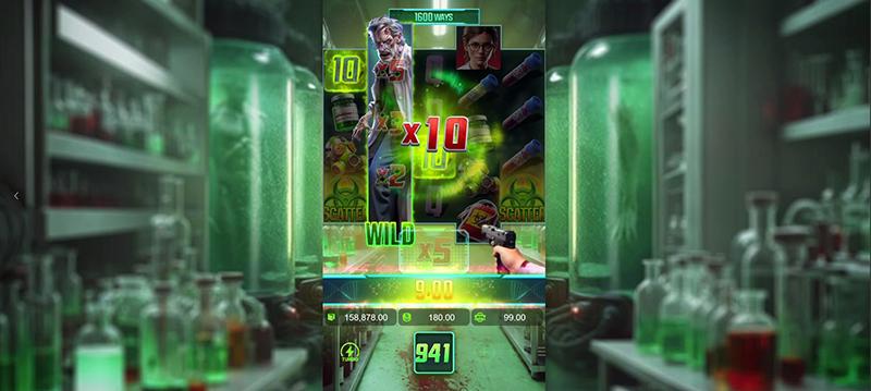 PG Zombie Outbreak Slot - Expanding Wild Symbols With Multipliers 10X