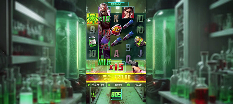 PG Zombie Outbreak Slot - Expanding Wild Symbols With Multipliers Paid Out