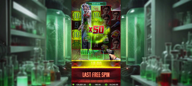 PG Zombie Outbreak Slot - Free Spins Bonus